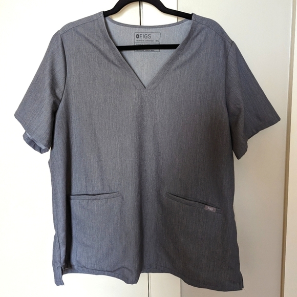 Figs scrubs gray top sz XXL - Picture 1 of 5